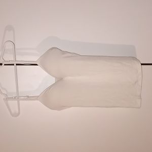 White Small undershirt, cup size A or small B
